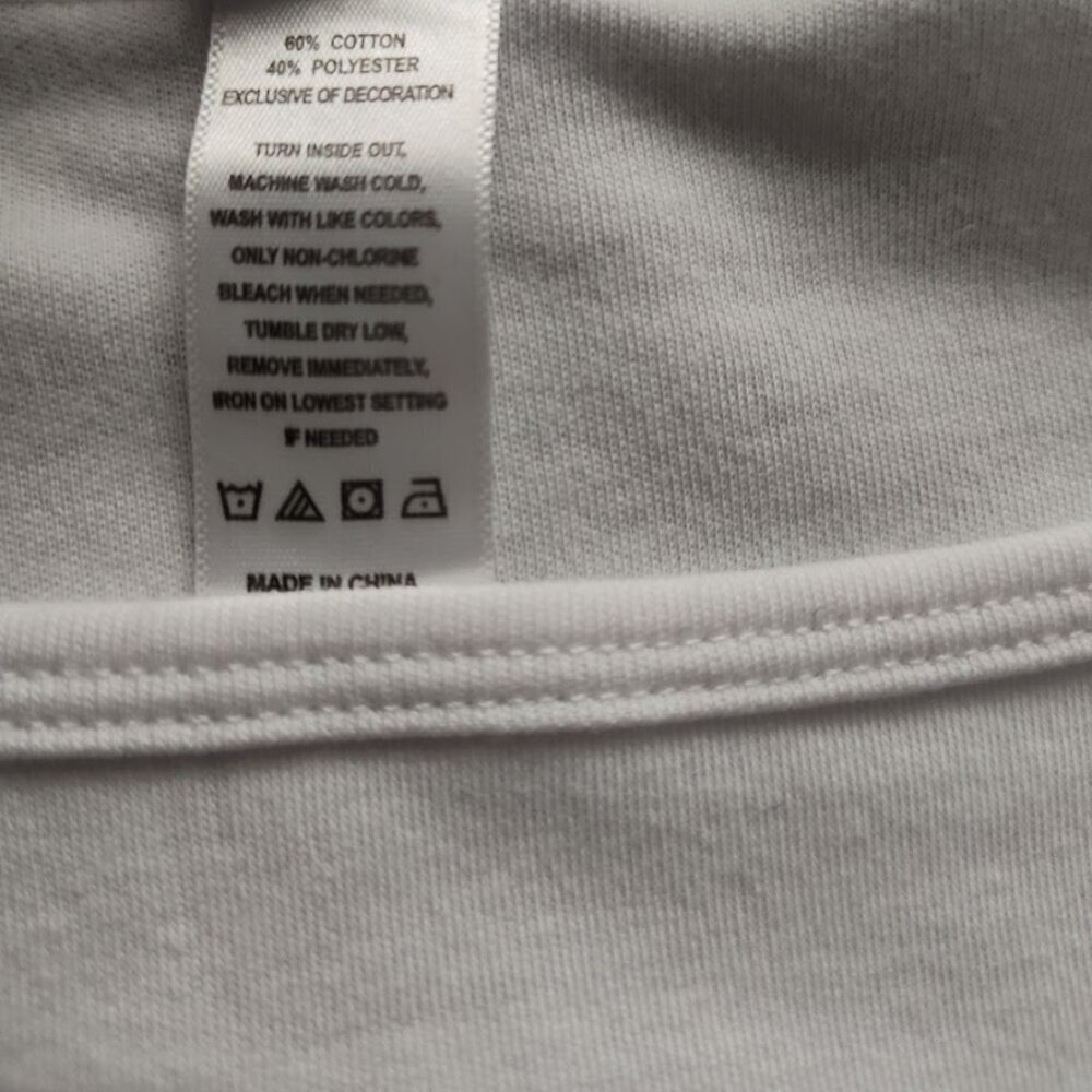 Decorated Originals White 3/4 Length Sleeve Women's Blouse Star - Picture 7 of 8